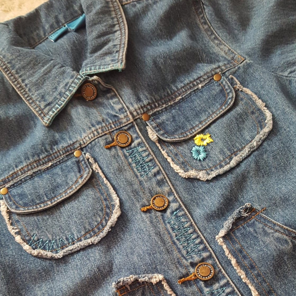 90's Vintage jean Jacket